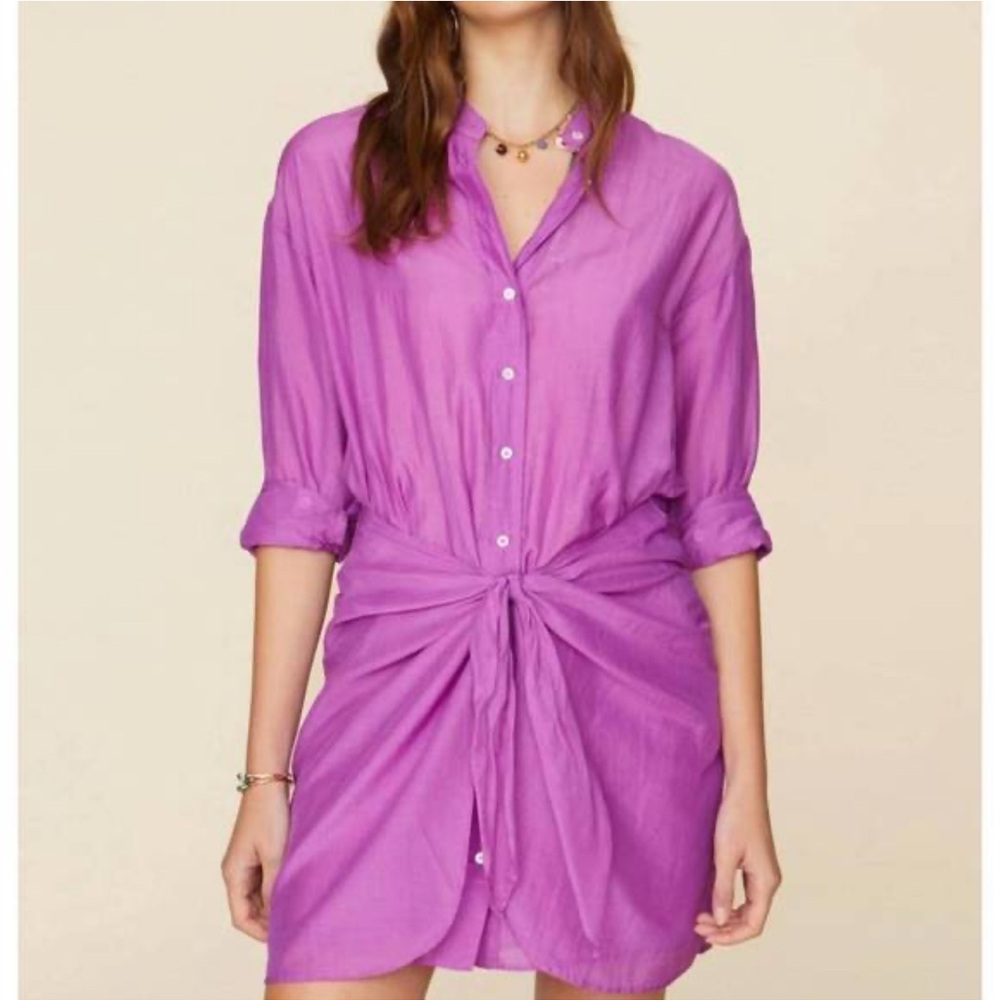 XiRENA Arly Mini Dress in Purple Sapphire